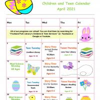 Fruitland Park Library Children and Teen Calendar 