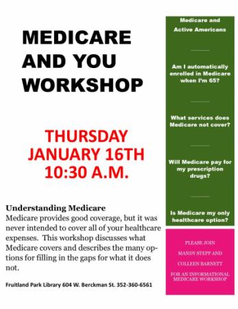 Medicare and you workshop flyer