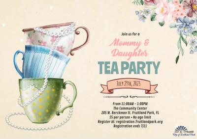 2023 Mom and Daughter Tea Party