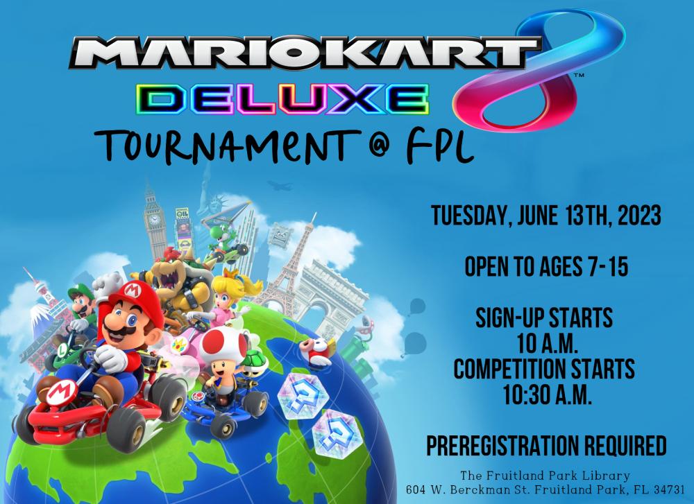 Mario Kart Tournament  City of Fruitland Park Florida